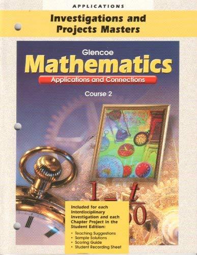 Book Mathematics Applications & Connections Investingations & Projects Masters. free