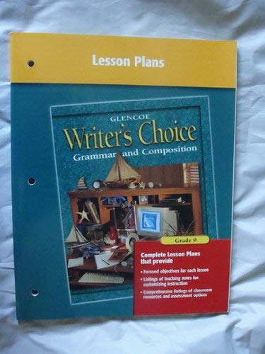 Book Writer's Choice Lesson Plans Grade 9 free