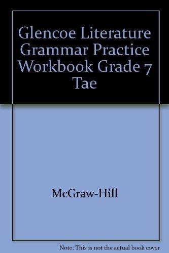 Book Glencoe Literature Grammar Practice Workbook Grade 7 Tae free