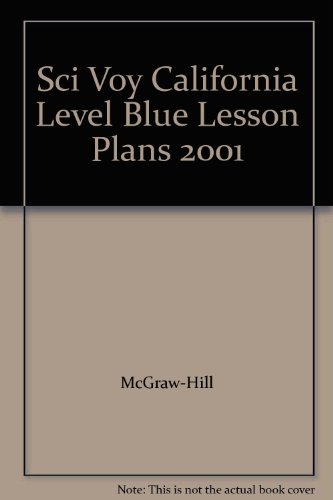 Book Sci Voy California Level Blue Lesson Plans 2001 free