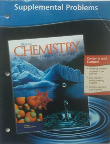 Book Supplemental Problems (glencoe Chemistry: Matter And Change) free