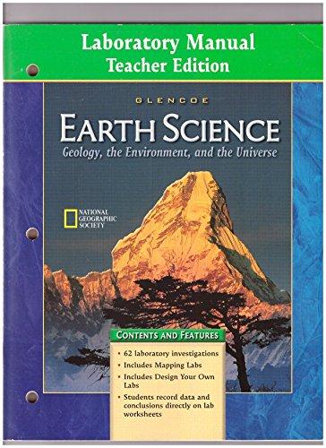 Book Laboratory Manual to accompany Glencoe Earth Science: Geology, the Environment, and the Universe, Teacher's Edition free