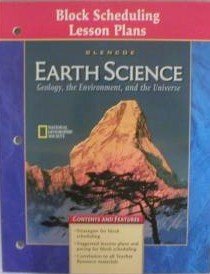 Book Block Scheduling Lesson Plans (Glencoe Earth Science: Geology, the Enviroment, and the Universe) free