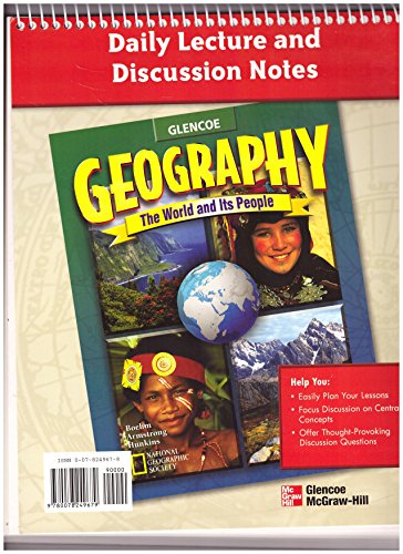 Book Geography: The World And Its People Daily Lecture And Discussion Notes free