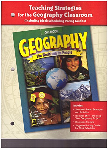 Book Glencoe Geography: The World And Its People, Teaching Strategies For The Geography Classroom free