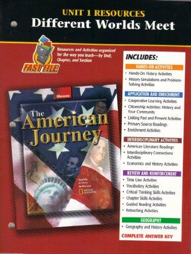 Book American Journey Unit 1 Resources free