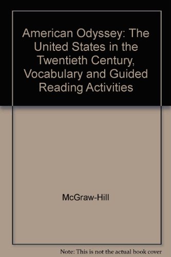 Book American Odyssey: The United States In The Twentieth Century, Vocabulary And Guided Reading Activities free