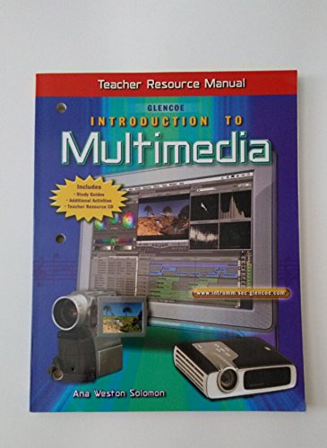 Book Glencoe Introduction To Multimedia Teacher Resource Manual (inludes Cd-rom) free