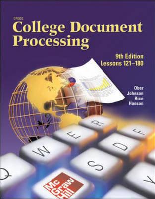 Book Gregg College Keyboarding & Document Processing (GDP), Lessons 121-180, Student Text free