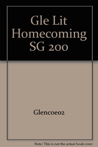 Book Glencoe Literature Library Study Guide Homecoming free