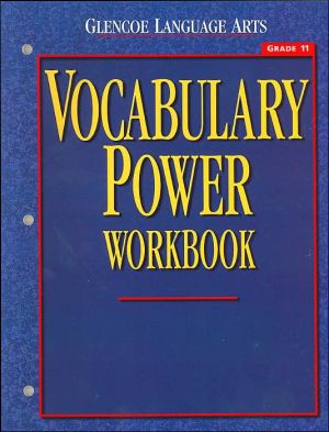 Book Glencoe Language Arts Vocabulary Power Workbook Grade 11 free