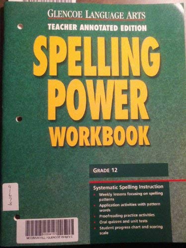Book Glencoe Language Arts Spelling Power Workbook, Grade 12 free