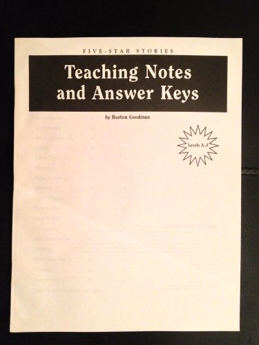 Book Goodman's Books Five Star Stories: Teachers Notes and Answer Key free