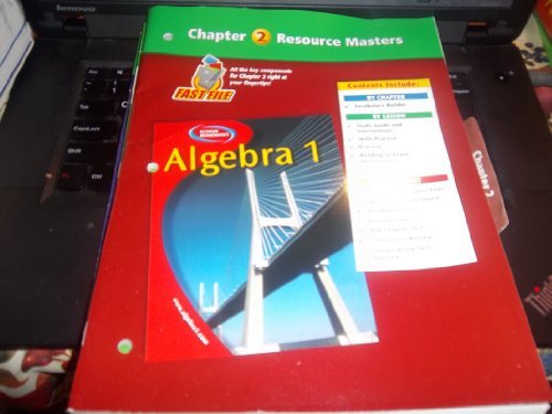 Book Algebra 1 Chapter 2 Resource Masters free
