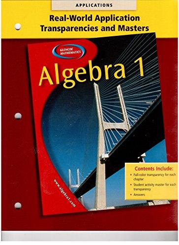 Book Algebra 1 Real World Applications Transparencies And Masters free