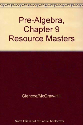 Book Pre-Algebra, Chapter 9 Resource Masters free