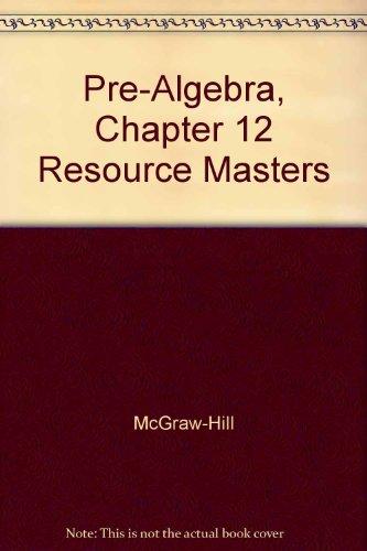 Book Pre-algebra, Chapter 12 Resource Masters free