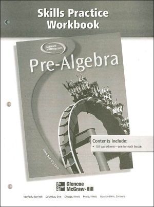 Book Pre-Algebra, Skills Practice Workbook free