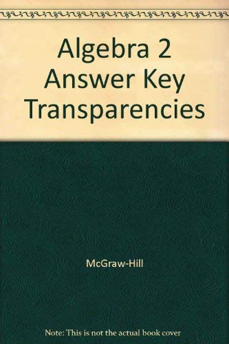 Book Algebra 2 Answer Key Transparencies free