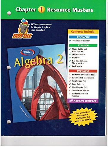 Book Algebra 2 Chapter 1 Resource Masters free
