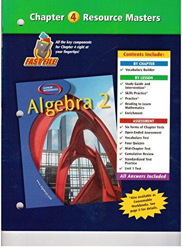 Book Algebra 2 Chapter 4 Resource Masters free