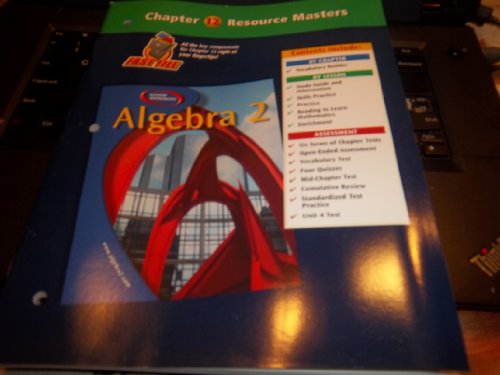 Book Algebra 1 Chapter 2 Resource Masters by Glencoe/McGraw-Hill (2002-01-01) Paperback free