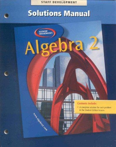 Book Algebra 2 Solutions Manual free