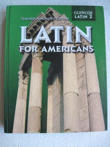 Book Latin for Americans Teacher Annotated Edition Glencoe Latin 2 free