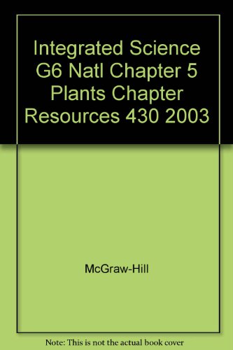 Book Integrated Science G6 Natl Chapter 5 Plants Chapter Resources 430 2003 free