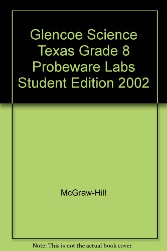 Book Glencoe Science Texas, Grade 8: Probeware Labs free