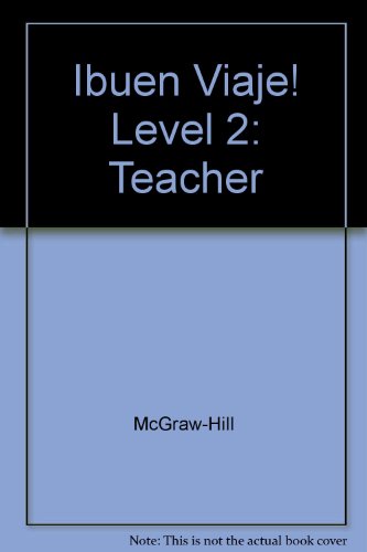 Book Glencoe, Buen Viaje 2 Teacher Edition, 2003 ISBN: 007829181X free