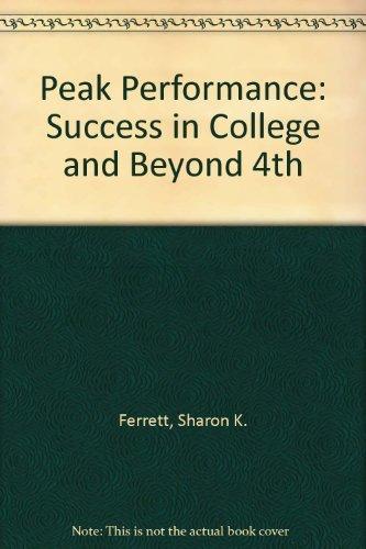 Book Peak Performance  Success In College and Beyond free