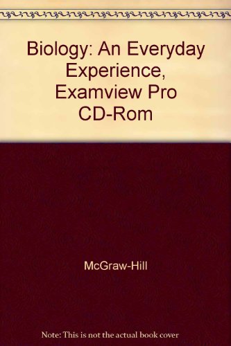 Book Biology: An Everyday Experience, Examview Pro Cd-rom free