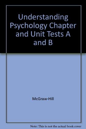 Book Understanding Psychology Chapter and Unit Tests a and B free