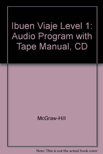 Book Ibuen Viaje Level 1: Audio Program With Tape Manual, Cd free