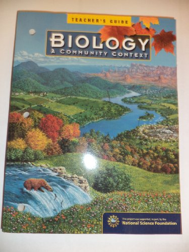 Book Biology a Community Context Teacher's Guide free