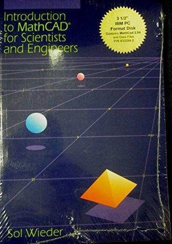 Book Introduction To Mathcad For Scientists And Engineers free