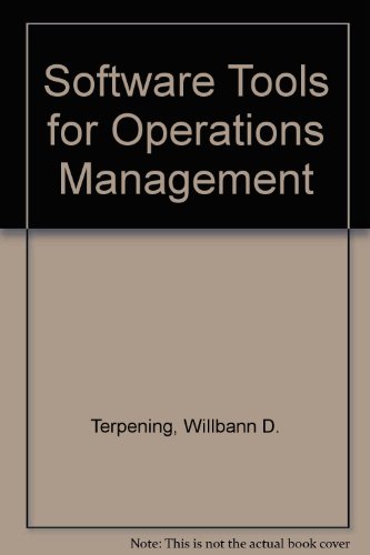 Book Software Tools for Operations Management free