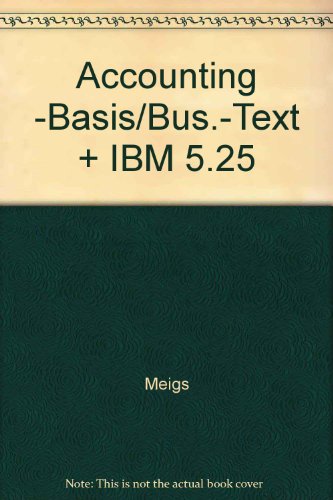 Book Accounting:The Basis for Business Decisions free