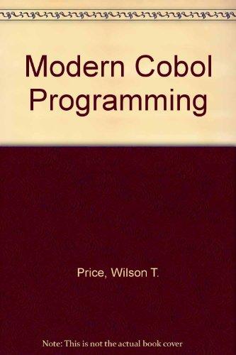 Book Modern Cobol Programming free