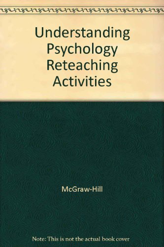 Book Understanding Psychology Reteaching Activities free