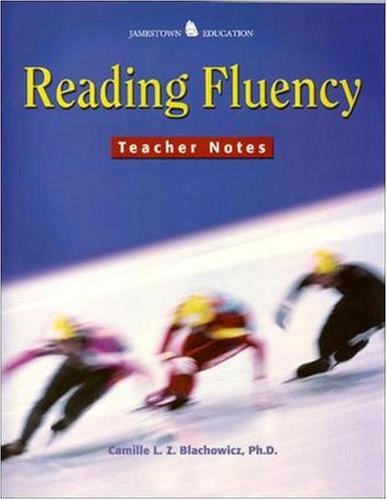Book Reading Fluency: Teaching Notes free