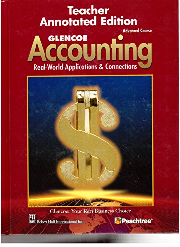 Book Accounting, Advanced Course: Teachers Annotated Edition free