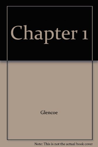 Book Glencoe Mathematics, Applications and Concepts, Course 2. Chapter 1 Resource Masters. free