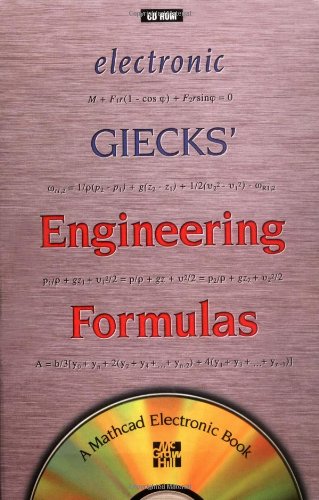Book Electronic Gieck's Engineering Formulas (on Cd-rom) free