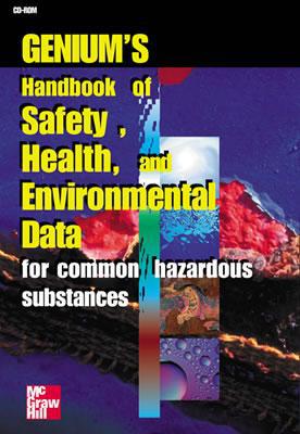 Book Genium's Handbook of Health, Safety and Environmental Data, CD-ROM free