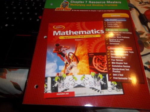 Book Mathematics: Applications And Concepts, Course 1, Chapter 7 Resource Masters free