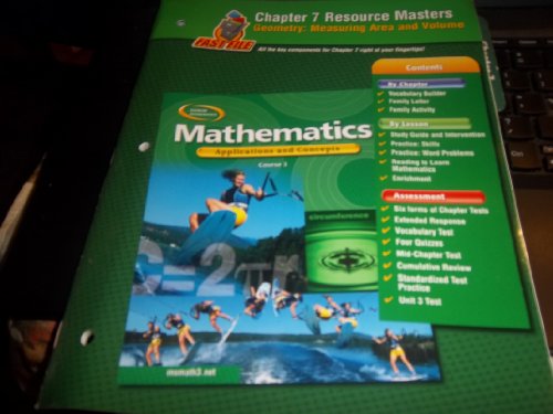 Book Mathematics: Applications and Concepts, Course 3, Chapter 7 Resource Masters free