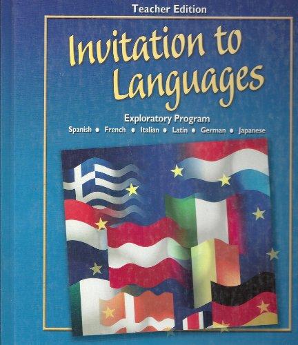 Book Invitation to Languages (English, Spanish, French, Italian, Latin, German and Japanese Edition) free