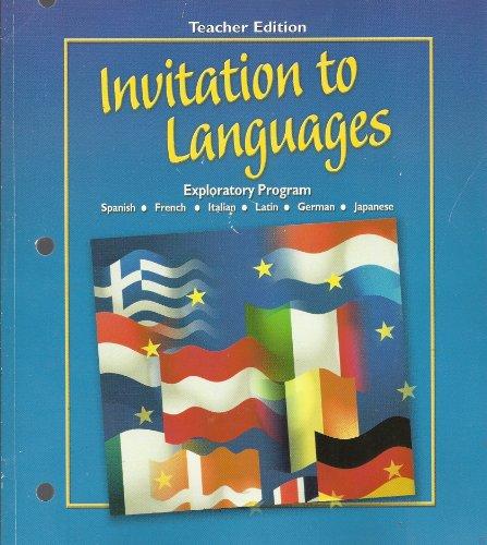 Book Invitation to Languages, Workbook, Teacher Edition free